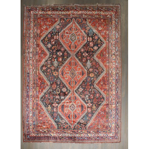 Jewel Tone Room Size Persian Shiraz No. j5025