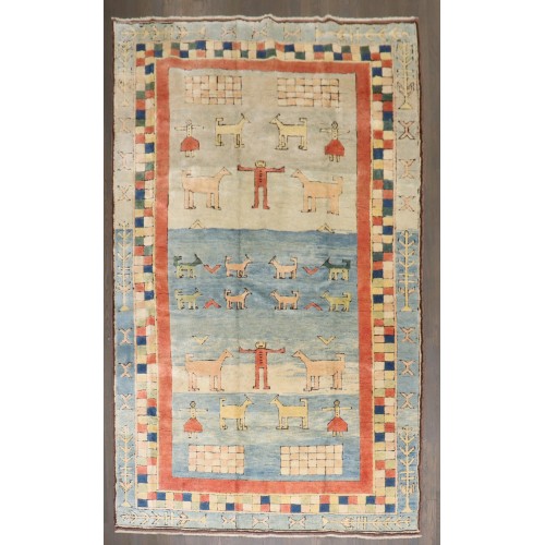 Turkish Azari Pictorial Rug No. j5032