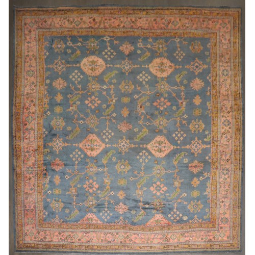Square Antique Oushak Carpet No. j5045