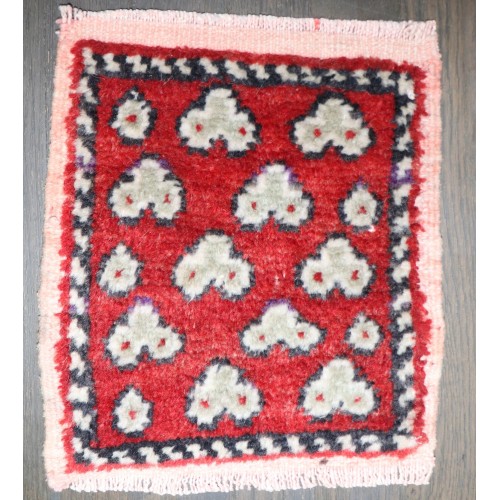 Red Mini Size Vintage Turkish Rug No. j5056