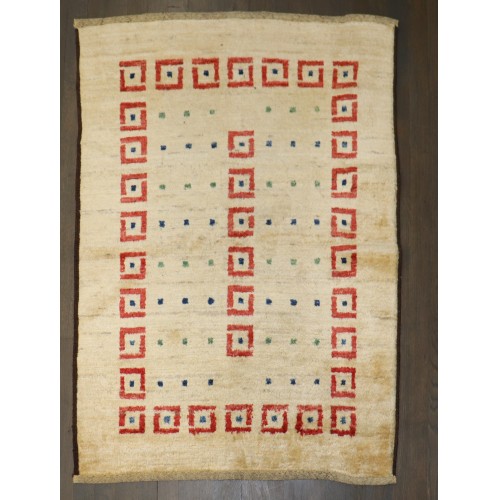 Modern Persian Gabbeh Rug No. j5078