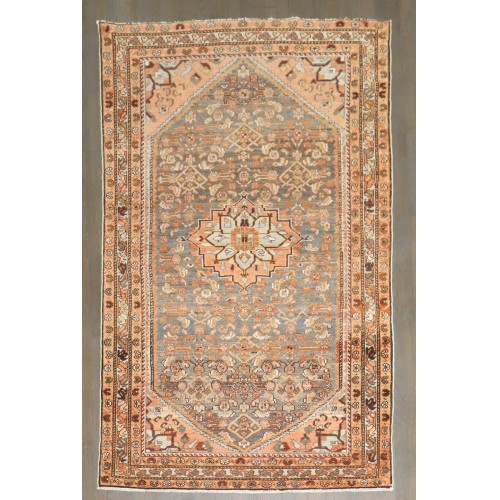 Persian Malayer Accent Medallion Rug No. j5191