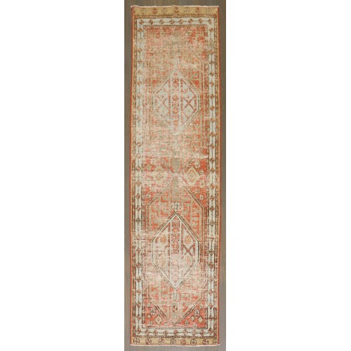 Worn Tribal Persian Serab Narrow Runner No. j5200