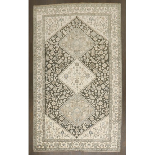 Vintage Persian Geometric Rug No. j5207