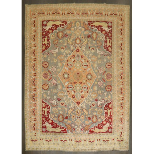 Animal Motif Turkish Inspired Agra Rug No. j5230