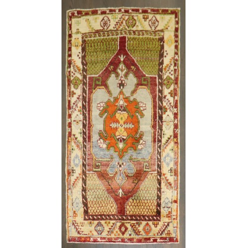 Medallion Vintage Turkish Anatolian Rug No. j5243