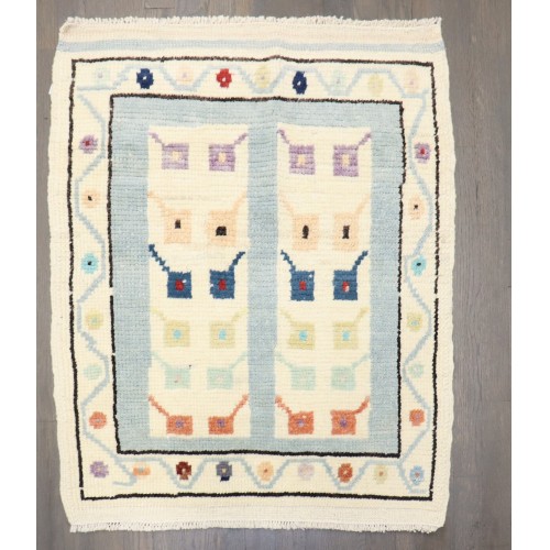 Turkish Konya Square Rug No. j5312