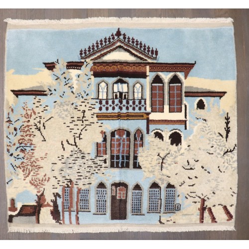 Pictorial Turkish House Rug No. j5378