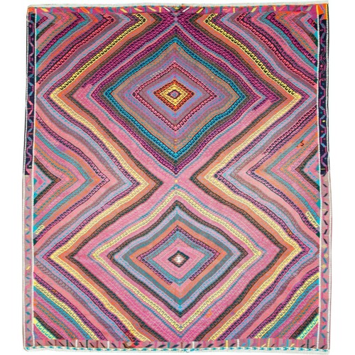 Dazzling Oversize Turkish Kilim No. 10365