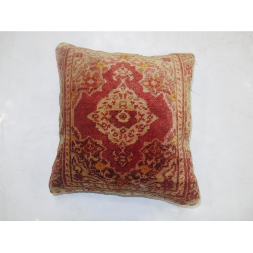 Red Antique Turkish Sivas Rug Pillow No. p2097