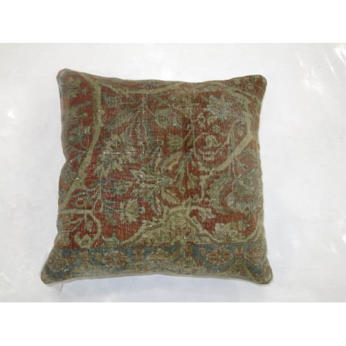 Mohtasham Kashan Rug Pillow No. p2609a