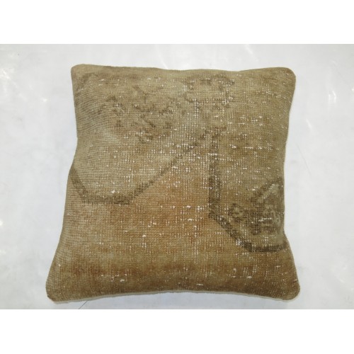 Khaki Turkish Rug Pillow No. p2985