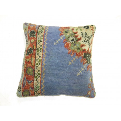 Vintage Turkish Rug Pillow No. p3078