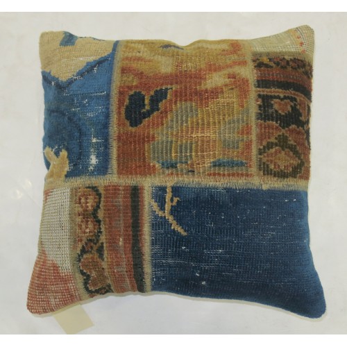 Patchwork Rug Pillow No. p3452