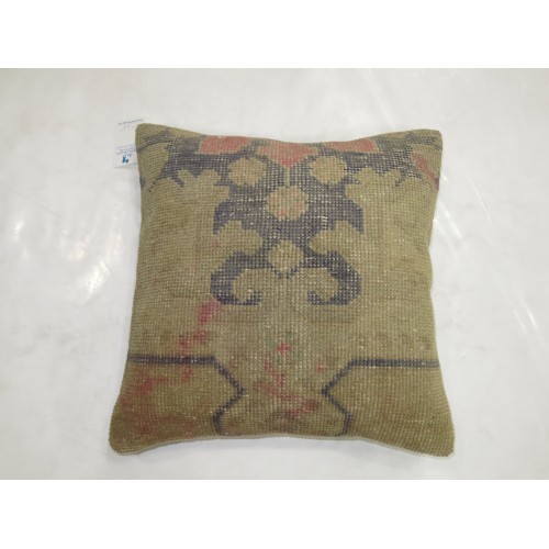 Large Turkish Rug Pillow No. p3676