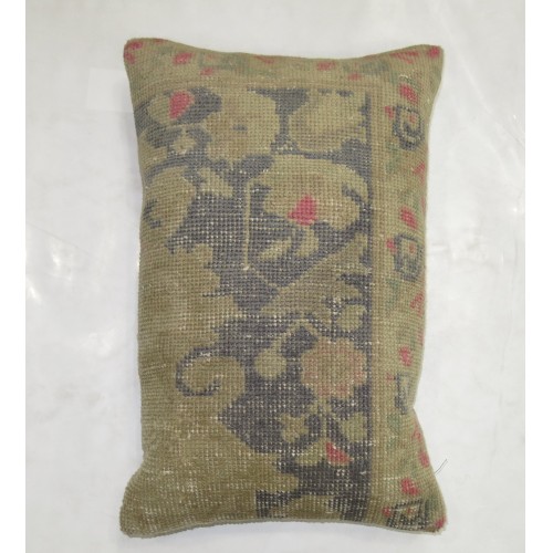 Large Vintage Turkish Border Pillow No. p3677
