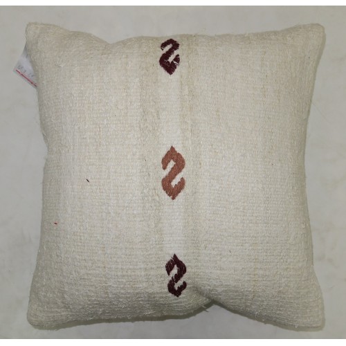 Primitive Vintage Turkish Kilim  Pillow No. p4298