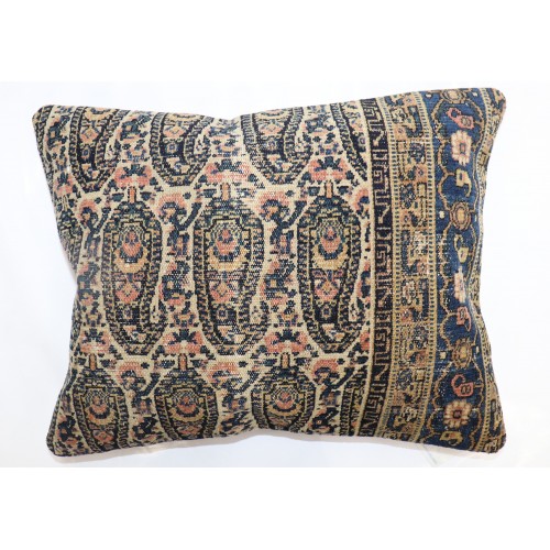 Antique Persian Senneh Rug Pillow No. p4503