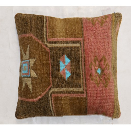 Colorful Turkish Kars Pillow No. p4563