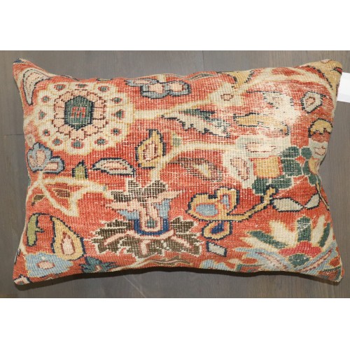 Persian Mahal Lumbar Rug Pillow No. p5087