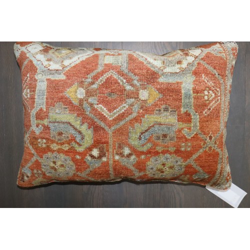 Rust Malayer Antique Rug Pillow No. p5101