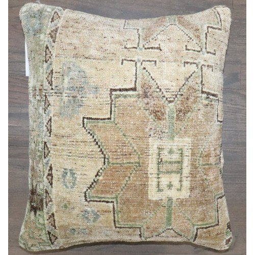 Vintage Turkish Rug Pillow No. p5121