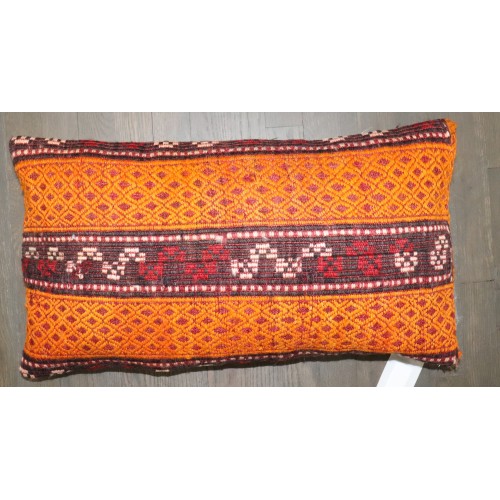 Orange Jajim Pillow No. p5155