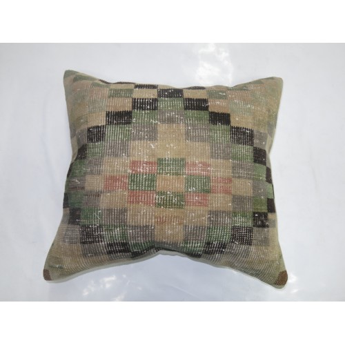 Large Deco Turkish Rug Pillow No. p980