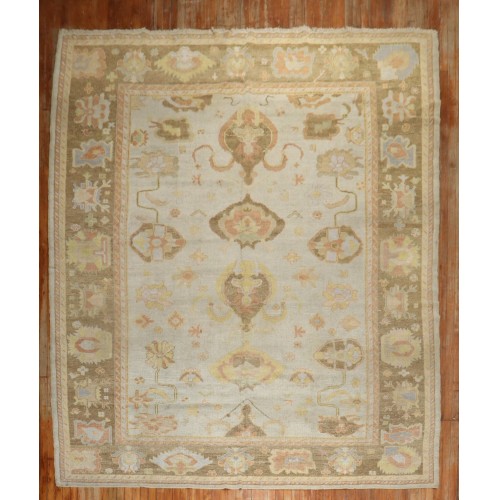 Turkish Oushak Repro Rug No. r287