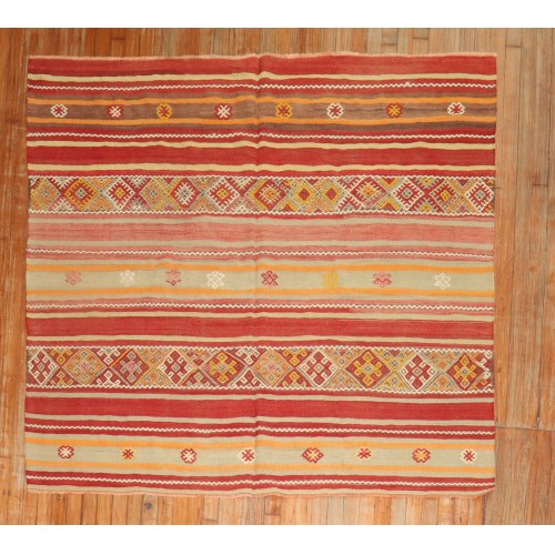 Square Kilim No. r3102