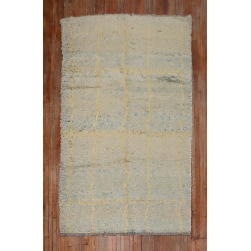 Blue Turkish Shag Gallery Rug No. r3212