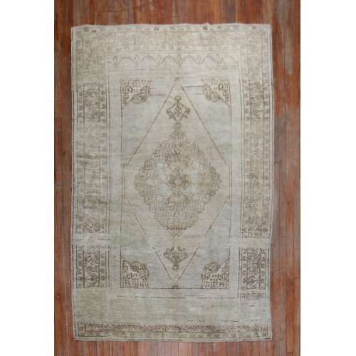 Neutral Vintage Turkish Oushak No. r3362