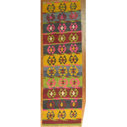 Kilim Turkish runner No. r3816