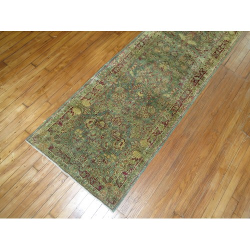 Vintage Persian Kashan Runner No. r4137