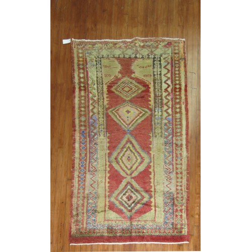 Tribal Turkish Konya Shag Rug No. r4164