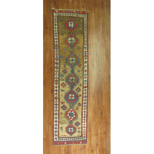 Narrow Tribal Persian Serab Runner No. r4239