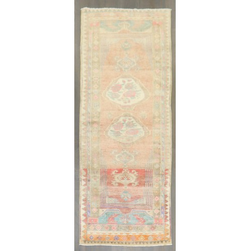 Vintage Anatolian Turkish Runner No. r4272