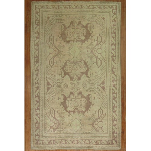 Antique Oushak Neutral Rug No. r4731