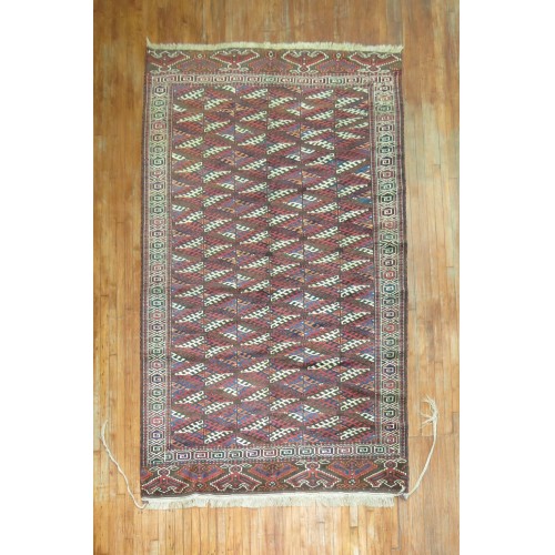 Vintage Turkeman Rug No. r4850