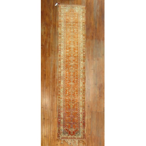 Orange Turkish Anatolian Runner No. r4965