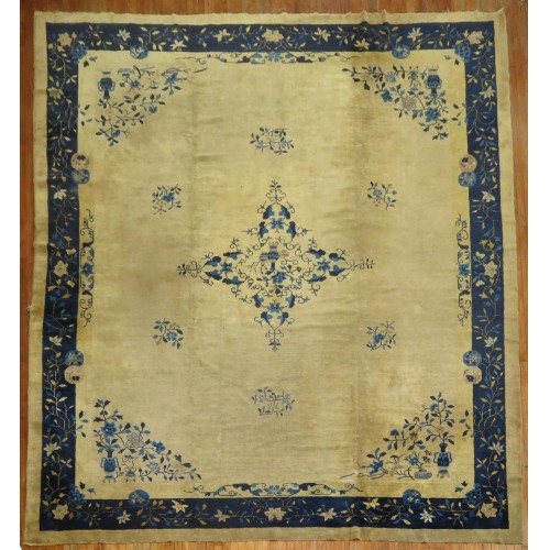 Oversize Shabby Chic Chinese Rug No. r5075