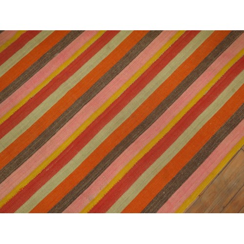 Striped Turkish Kilim No. r5129