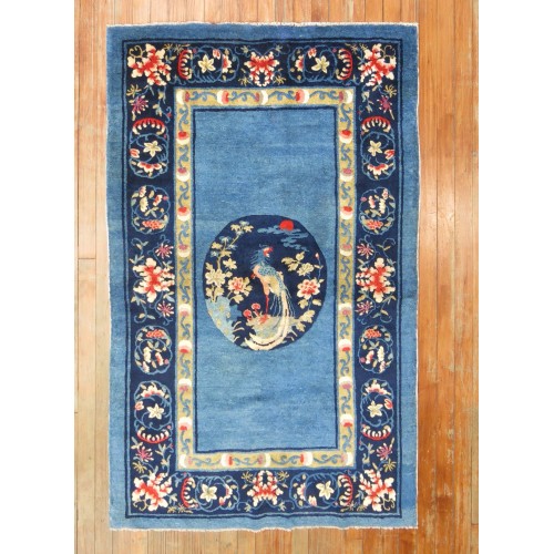 Blue Antique Chinese Scatter Rug No. r5203