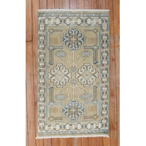 Neutral Traditional Persian Mat No. r5317