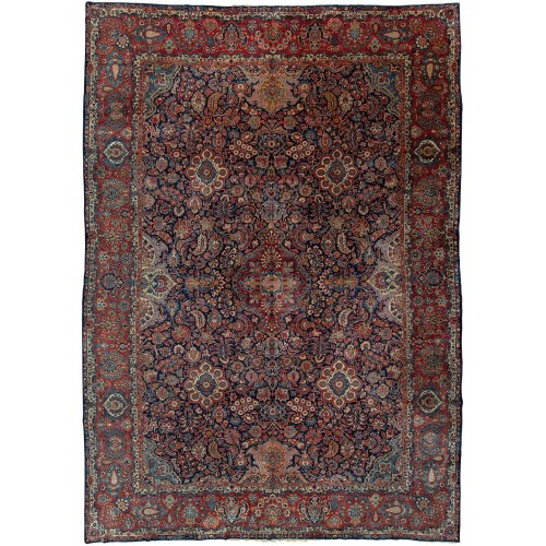 Stunning Antique Persian Kashan No. r5358