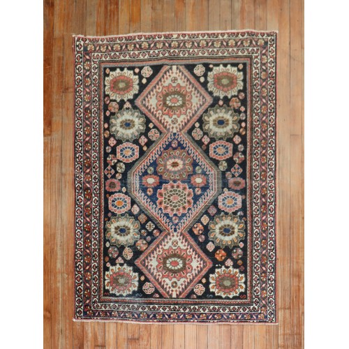 Traditional Navy Mahal Rug No. r5399