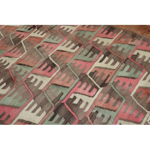 Primitive Rustic Turkish Kilim No. r5401