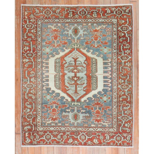 Antique Persian Karadja Heriz Small Rug No. r5452