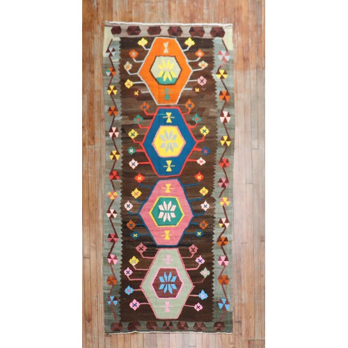 Turkish Kilim Runner No. r5550