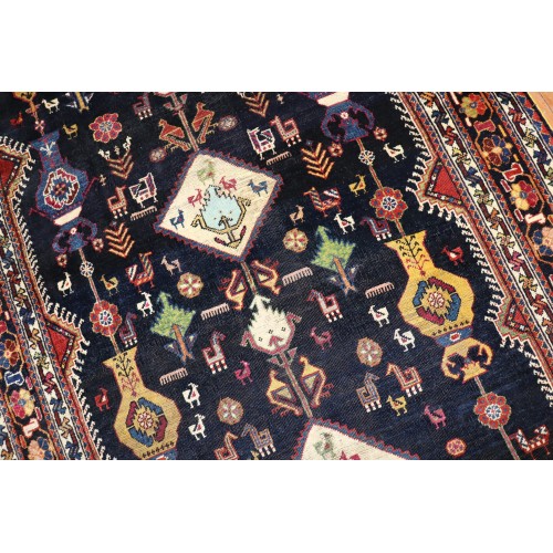 Antique Shiraz Gallery Size Rug No. r5558